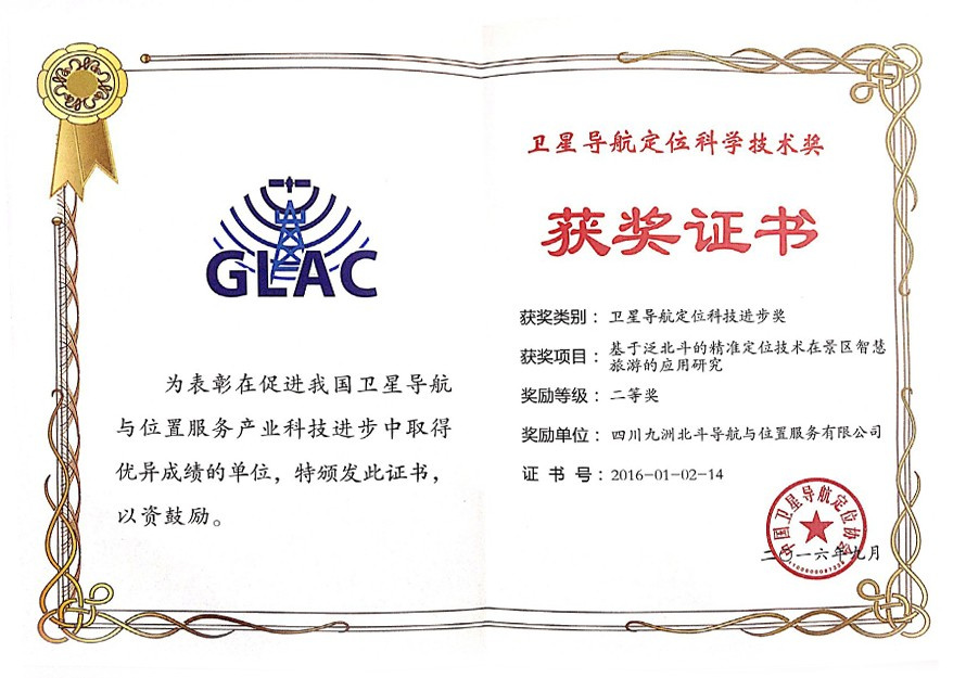 衛(wèi)星導航定位科技進步獎